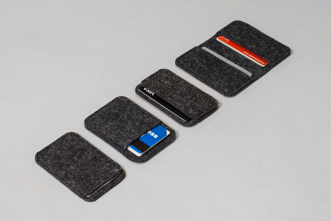 Merino Wool Felt Card Sleeves