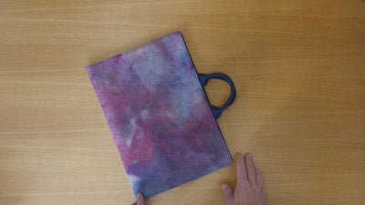 13/14" Magic Sleeve hand dyed with indigo handle (03)