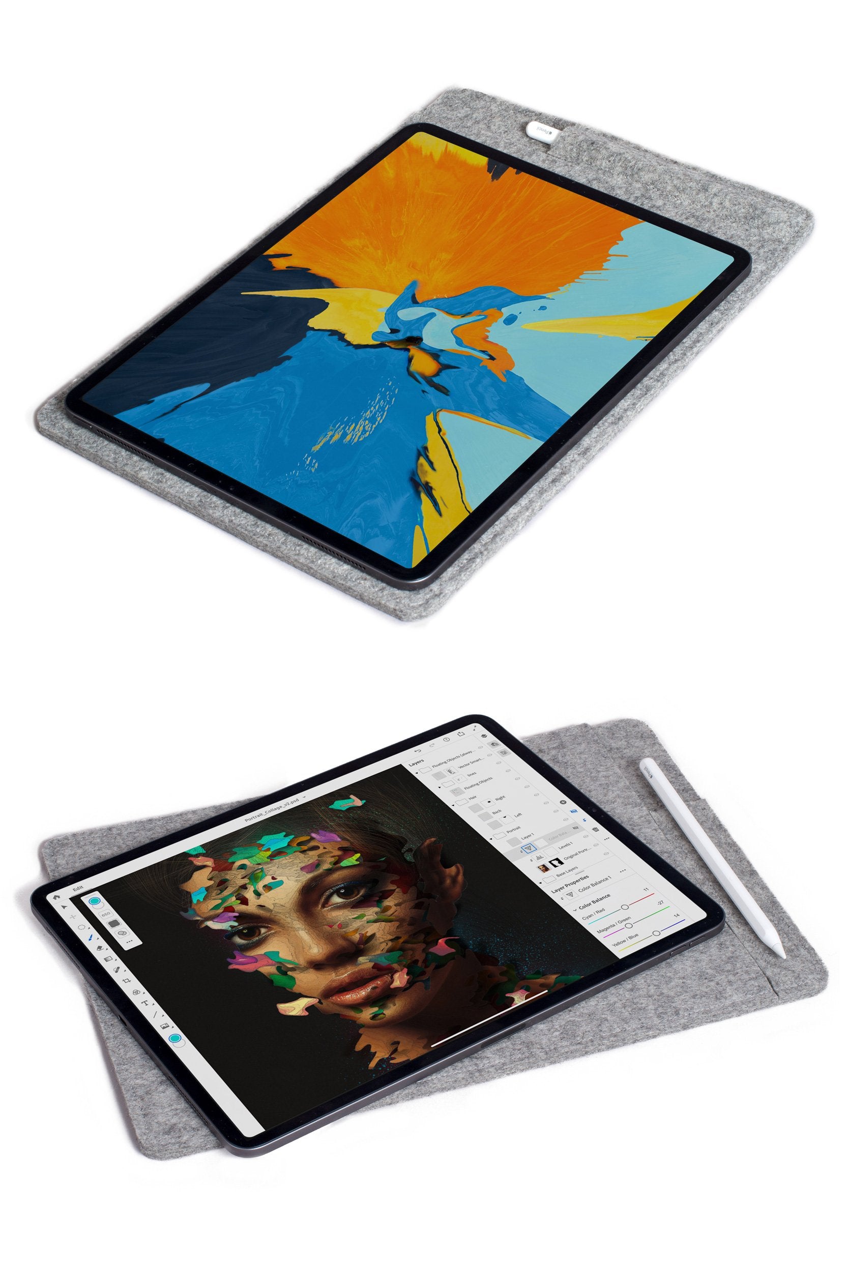Nedrelow Sleeve + Pencil for iPad